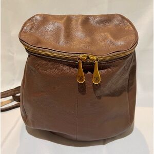 HOBO 13x10 brown leather River Fresh backpack